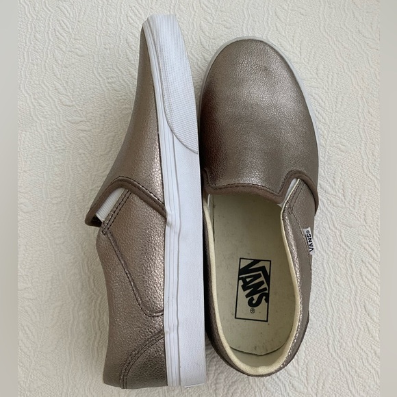 Vans, gold like Metallica, size 9.5 WM - Picture 4 of 5